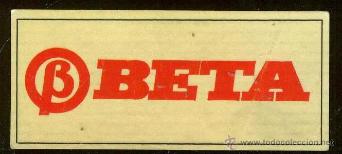 Collezionismo Figurine antiche: CROMOS CANO.BETA  PEGATINA MARCAS DE MOTOS Y COCHES N&ordm; 162  SIN PEGAR