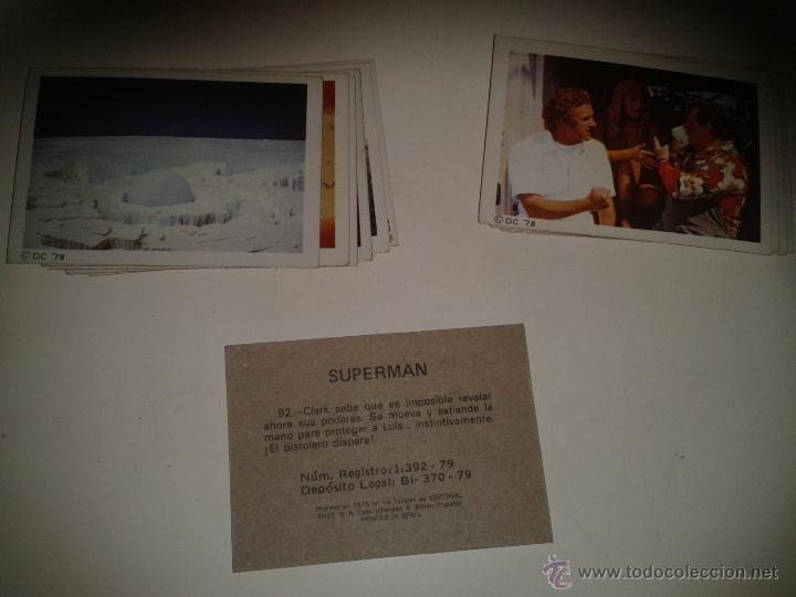 Coleccionismo cromos antiguos: SUPERMAN (FHER DE 1979) - Foto 1