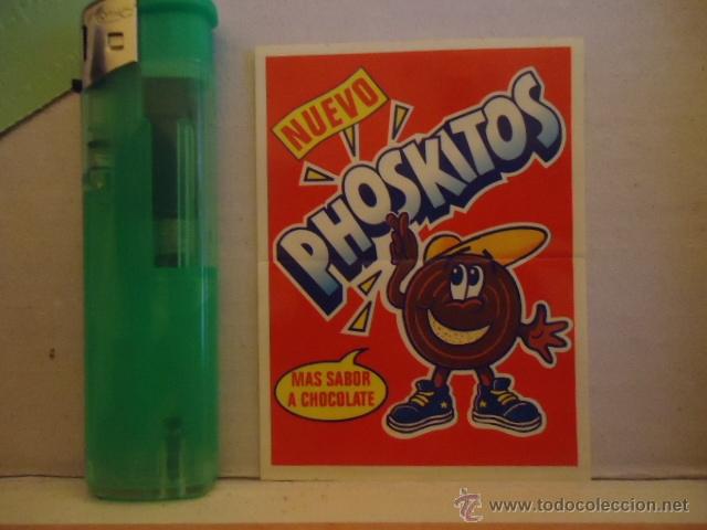 Coleccionismo Cromos antiguos: cromo - phoskitos 1995 nuevo mas sabor a chocolate