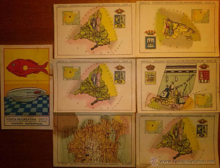 Coleccionismo cromos antiguos: LOTE DE 8 CROMOS CHOCOLATES CHOCOLATE ORTH&Iacute;, PIERA Y BRUGUERAS. TARRAGONA-TARRASA.