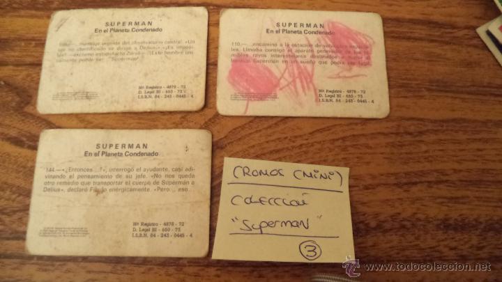 Coleccionismo cromos antiguos: Cromos coleccion SUPERMAN - Foto 2