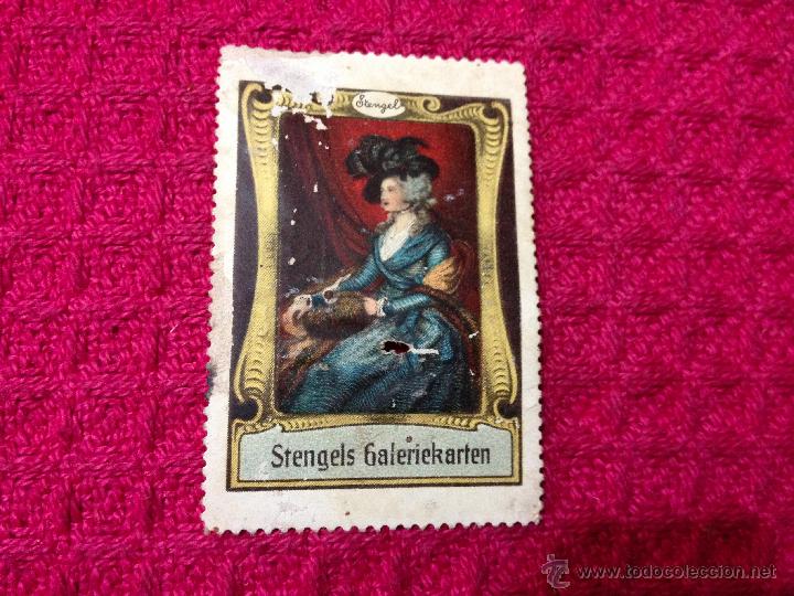 Coleccionismo Cromos antiguos: ANTIGUO SELLO-CROMO STENGELS - STENGELS GALERIEKARTEN - N&ordm;29956 GAINSBOHOUGH - MUY RARO.
