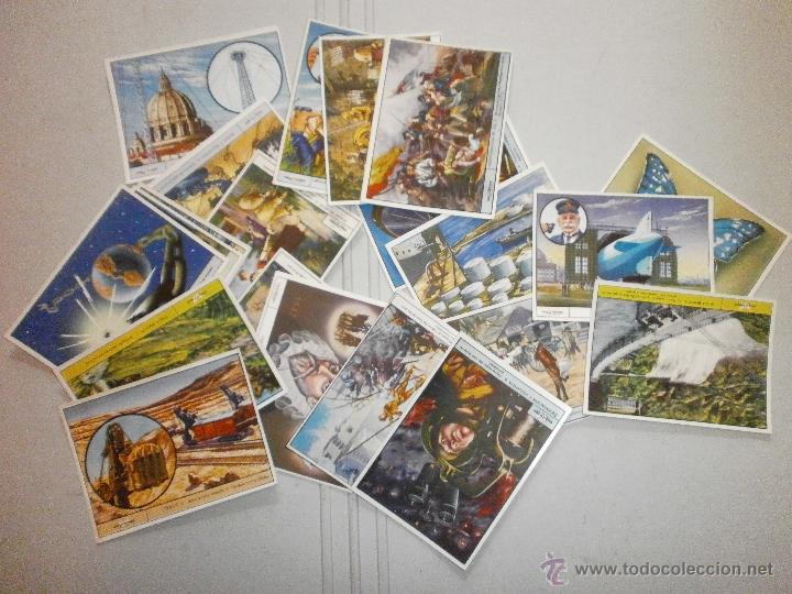 Coleccionismo Cromos antiguos: lote de 21 cromos antiguos gallicromo todos diferentes