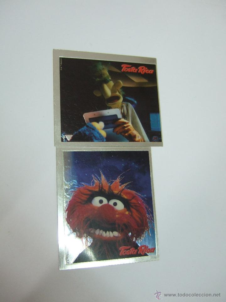 Collectable Antique Stickers: 2 CROMOS TOSTA RICA - CROMOS DEL ESPACIO - CUETARA 1999 - LOS TELE&Ntilde;ECOS DEL ESPACIO
