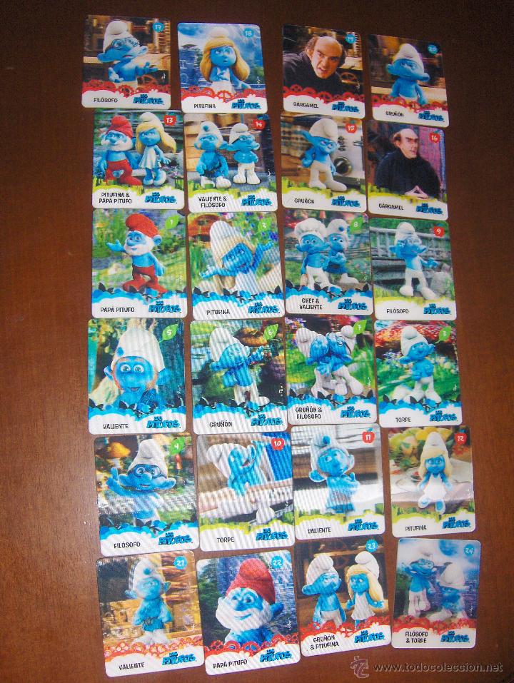 Coleccionismo Cromos antiguos: Lote los pitufos - el arbol - &iexcl;&iexcl; completa!!
