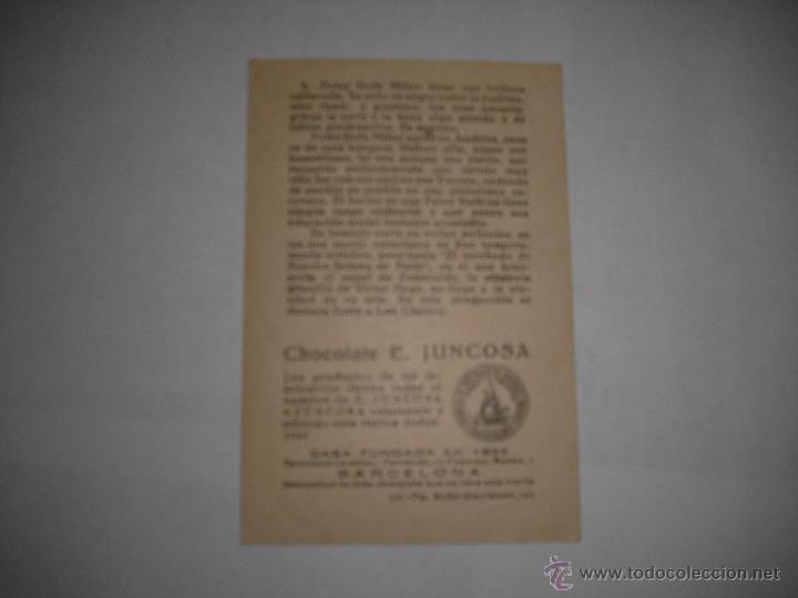 Coleccionismo cromos antiguos: PATSY RUTH MILLER  CHOCOLATE E, JUNCOSA SERIE C, N&ordm; 8 - Foto 2