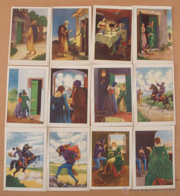 Coleccionismo cromos antiguos: COLECCION 12 CROMOS, JUSTICIA DE DIOS - Foto 1