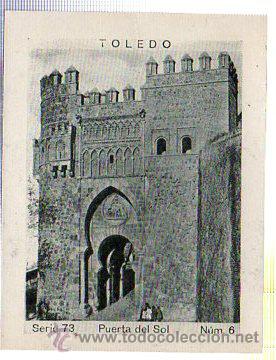 Coleccionismo Cromos antiguos: ALBUM DEL CUPON PENINSULAR 1932. SERIE 73.TOLEDO. PUERTO DEL SOL . N&Uacute;M. 6.