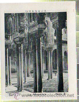 Coleccionismo Cromos antiguos: ALBUM DEL CUPON PENINSULAR  1932. SERIE 77. GRANADA. LA ALHAMBRA. N&Uacute;M. 3.