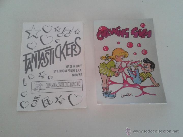 Coleccionismo cromos antiguos: FANTASTICKERS - CHEWING GUM - Foto 1