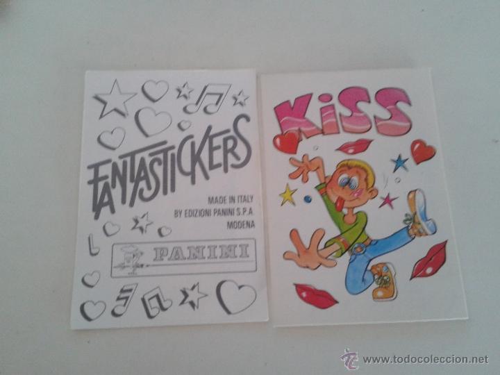 Coleccionismo cromos antiguos: FANTASTICKERS - KISS - Foto 1