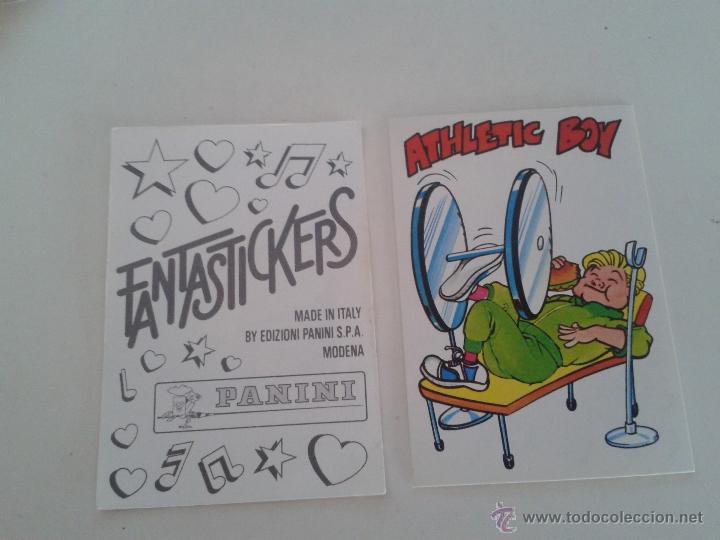 Coleccionismo cromos antiguos: FANTASTICKERS - ATHELETIC BOY - Foto 1
