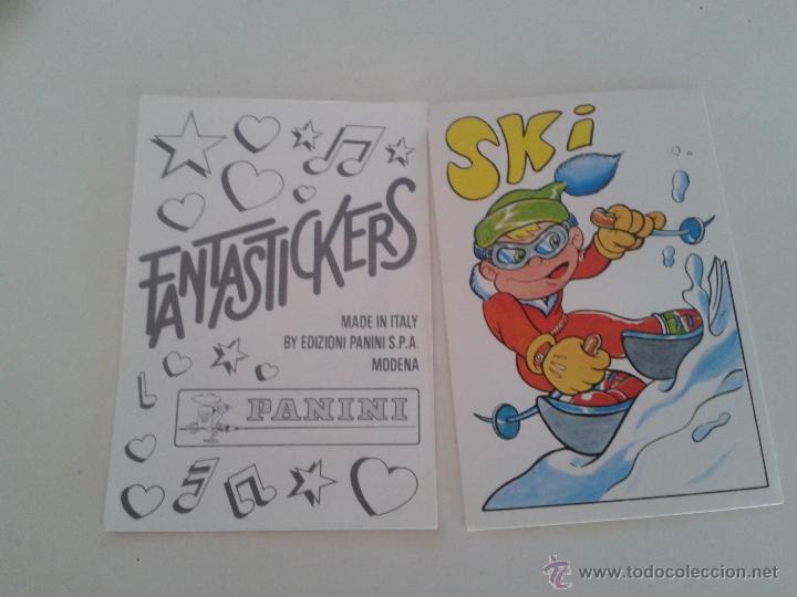 Coleccionismo cromos antiguos: FANTASTICKERS - SKI - Foto 1