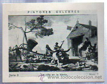 Coleccionismo cromos antiguos: ALBUM DEL CUPON PENINSULAR 1932. SERIE 3. PINTORES CELEBRES. LA RI&Ntilde;A EN LA VENTA. N&ordm; 7.