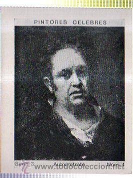 Coleccionismo cromos antiguos: ALBUM DEL CUPON PENINSULAR 1932. SERIE 3. PINTORES CELEBRES.AUTORRETRATO. N&ordm; 1.