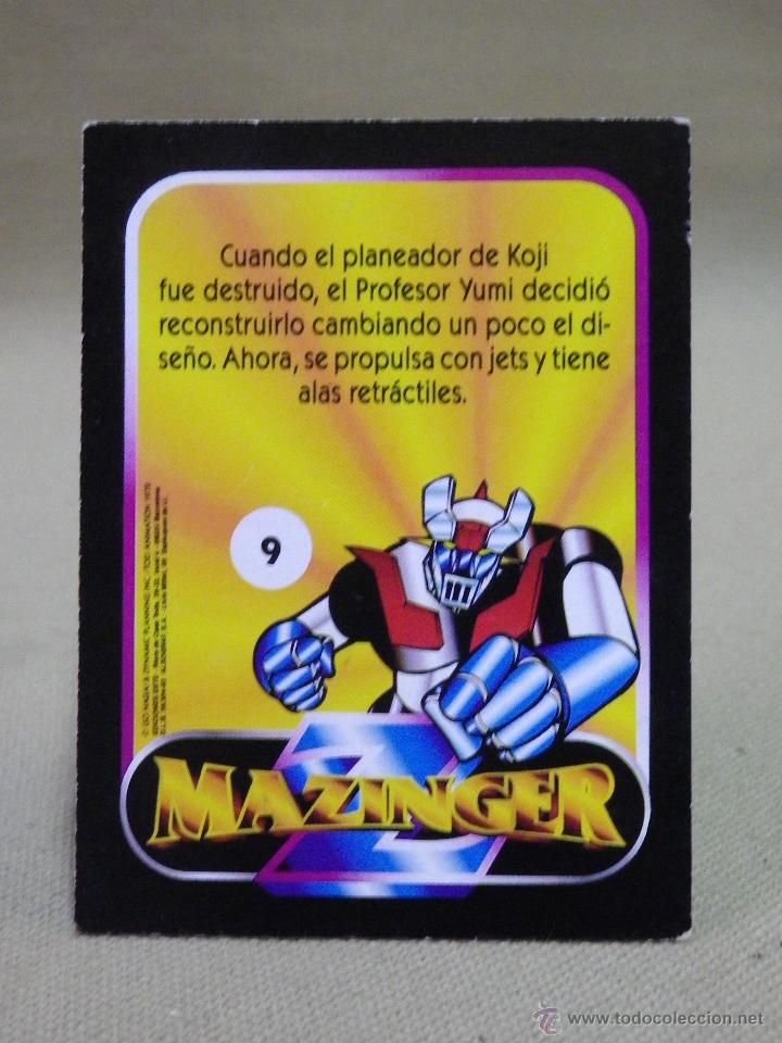 Coleccionismo cromos antiguos: CROMO MAZINGER, EDICIONES ESTE, N&ordm; 9, NUNCA PEGADO - Foto 2