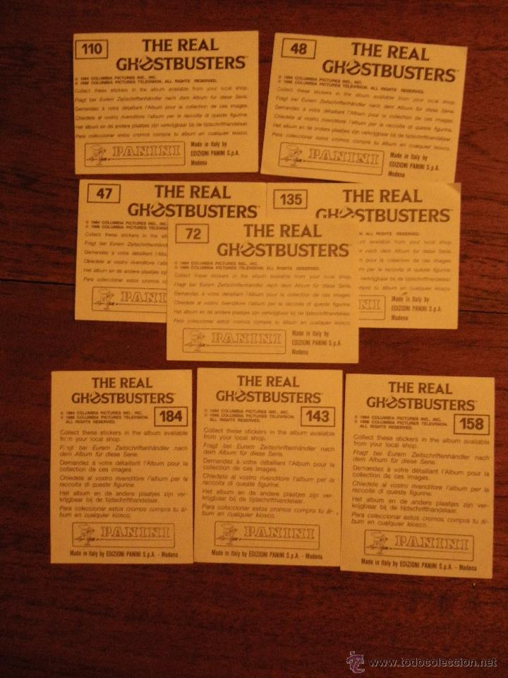 Coleccionismo cromos antiguos: 8 cromos The Real Ghestbusters - Foto 2