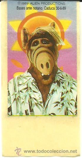 Coleccionismo cromos antiguos: CROMO DE ALF TOTALMENTE NUEVO ( ENTRABA EN CHICLES ) - Foto 1