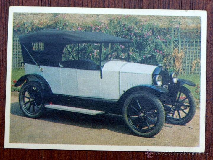 Coleccionismo Cromos antiguos: CROMO N&ordm; 79 - PEUGEOT  1920 - OBSEQUIO DE CIGARRILLOS - CUMBRE - A&Ntilde;O 1966 - SERIE 100 -