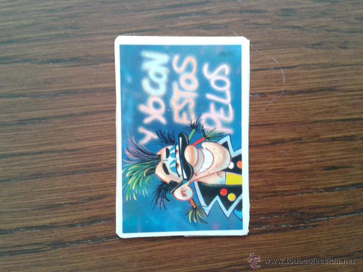 Coleccionismo cromos antiguos: cromo de bollycao peguitarjeta II (y yo con estos pelos) a&ntilde;os 80.