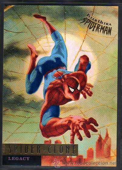 Coleccionismo cromos antiguos: Cromo . Marvel 1995. Fleer Ultra Spider-Man. Spider Clone. n&ordm; 68 - Foto 1