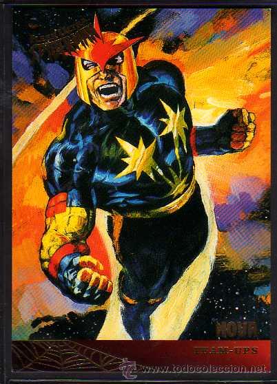 Coleccionismo cromos antiguos: Cromo . Marvel 1995. Fleer Ultra Spider-Man. Nova. n &ordm; 124 - Foto 1
