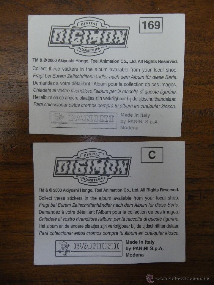 Coleccionismo cromos antiguos: 2 CROMOS DE DIGIMON - Foto 2