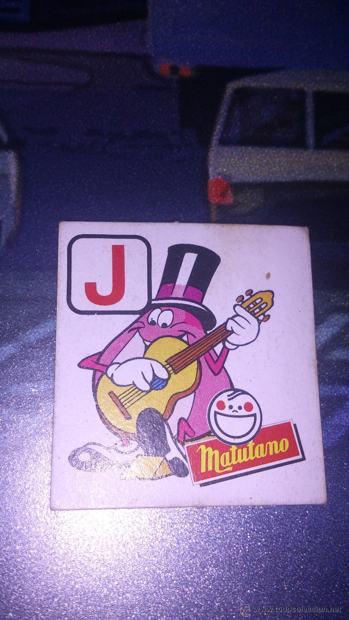 Coleccionismo cromos antiguos: Cromo de El Chollo de Matutano. Letra J - Foto 1