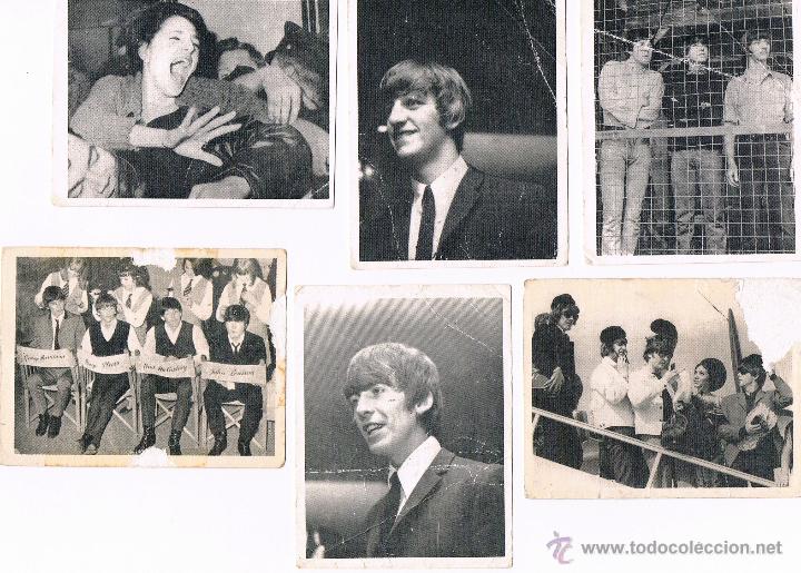 Coleccionismo cromos antiguos: SEIS CROMOS THE BEATLES. - Foto 1