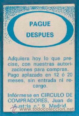 Coleccionismo cromos antiguos: Pepito Grillo - C&iacute;rculo de compradores - Foto 2