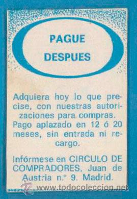 Coleccionismo cromos antiguos: Daisy - C&iacute;rculo de compradores - Foto 2