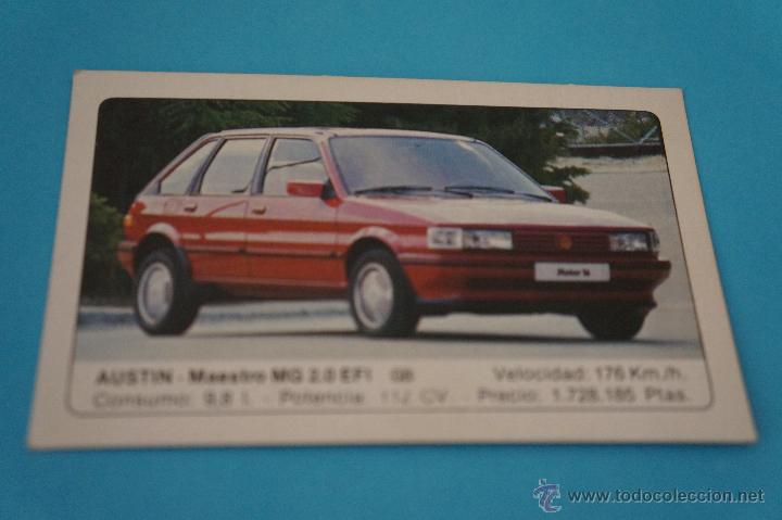 Coleccionismo cromos antiguos: CROMO DE:COCHES,AUSTIN,(DESPEGADO),N&ordm;16,DEL ALBUM,COCHES,A&Ntilde;O 1986,DE EDICIONES UNIDAS S.A.