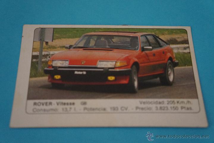 Coleccionismo cromos antiguos: CROMO DE:COCHES,ROVER,(DESPEGADO),N&ordm;20,DEL ALBUM,COCHES,A&Ntilde;O 1986,DE EDICIONES UNIDAS S.A.