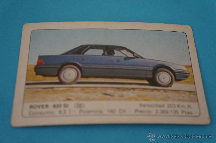 Coleccionismo cromos antiguos: CROMO DE:COCHES,ROVER,(DESPEGADO),N&ordm;20,DEL ALBUM,COCHES,A&Ntilde;O 1986,DE EDICIONES UNIDAS S.A.