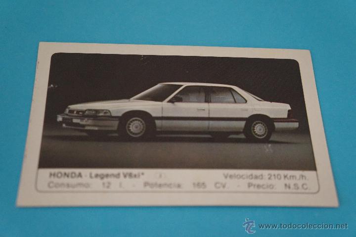 Coleccionismo cromos antiguos: CROMO DE:COCHES,HONDA,(DESPEGADO),N&ordm;64,DEL ALBUM,COCHES,A&Ntilde;O 1986,DE EDICIONES UNIDAS S.A.