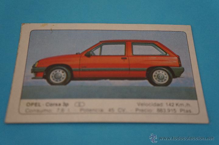 Coleccionismo cromos antiguos: CROMO DE:COCHES,OPEL,(DESPEGADO),N&ordm;98,DEL ALBUM,COCHES,A&Ntilde;O 1986,DE EDICIONES UNIDAS S.A.