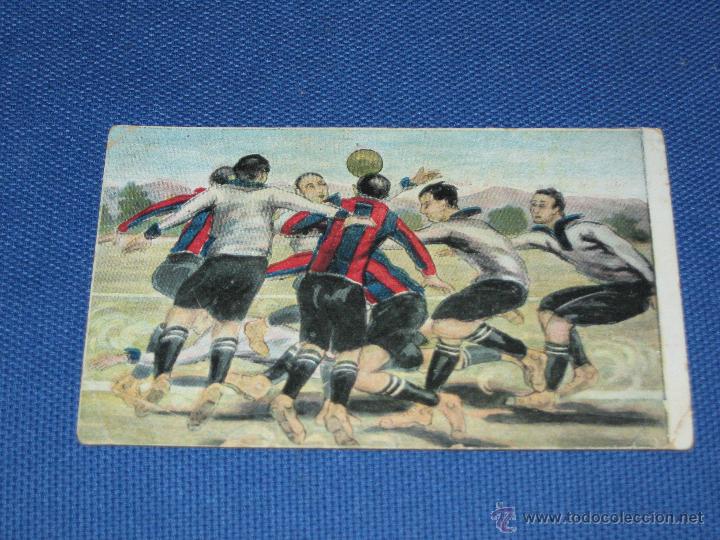 Coleccionismo Cromos antiguos: CROMO CHOCOLATE JAIME BOIX - BARCELONA - ENSE&Ntilde;ANZA DEL JUEGO DEL FOOT BALL N&ordm; 52
