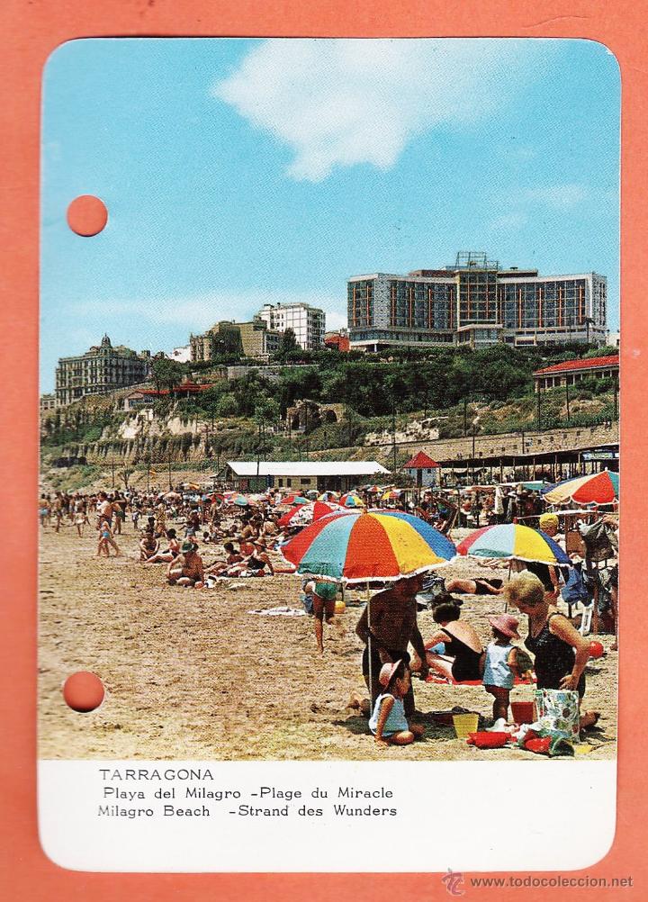 Colecionismo Cromos antigos: ficha - turist myrga - tarragona / playa milagro / tgn - rev. s'agaro / playa - a&ntilde;os 60 -