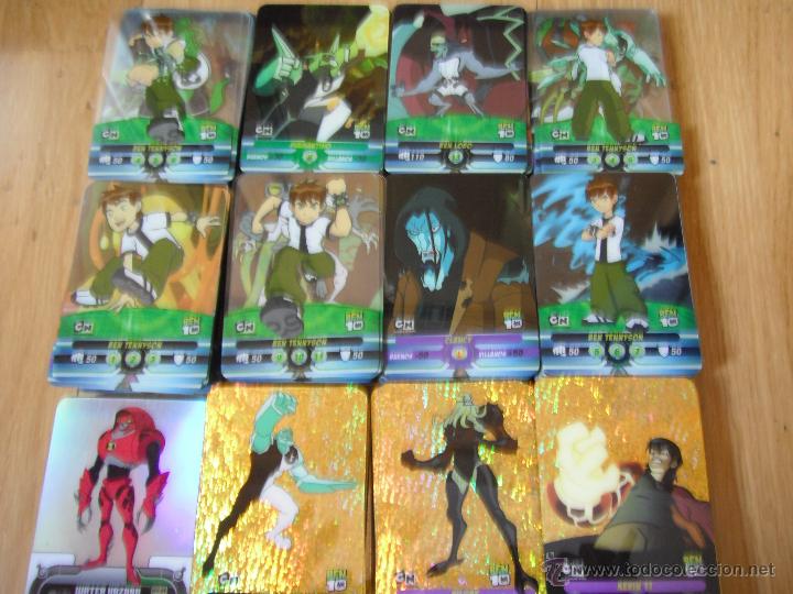 Coleccionismo Cromos antiguos: LOTE DE MAS DE 500 CARTAS LAMINCARDS DE BEN 10 NUEVAS DE SOBRE