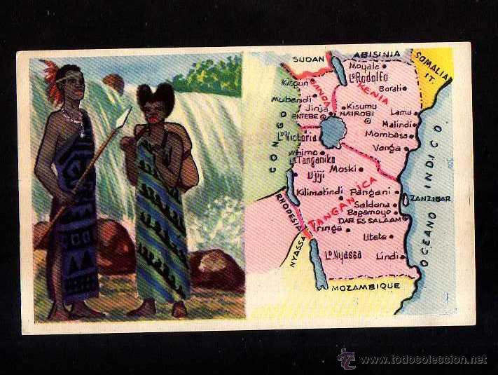 Coleccionismo cromos antiguos: Cromo Geregumil. Uganda - Foto 1