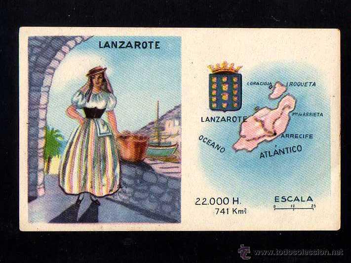 Coleccionismo cromos antiguos: Cromo Geregumil. Lanzarote - Foto 1