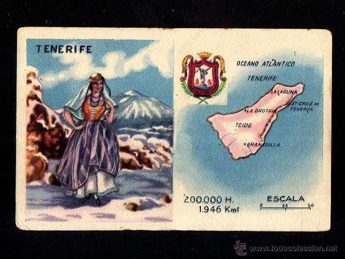 Coleccionismo cromos antiguos: Cromo Geregumil. Tenerife - Foto 1