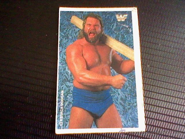 Colecionismo Cromos antigos: cromo premium phoskitos super stars W F wrestling pressing catch estaca duggan n&ordm; 12 sin pegar