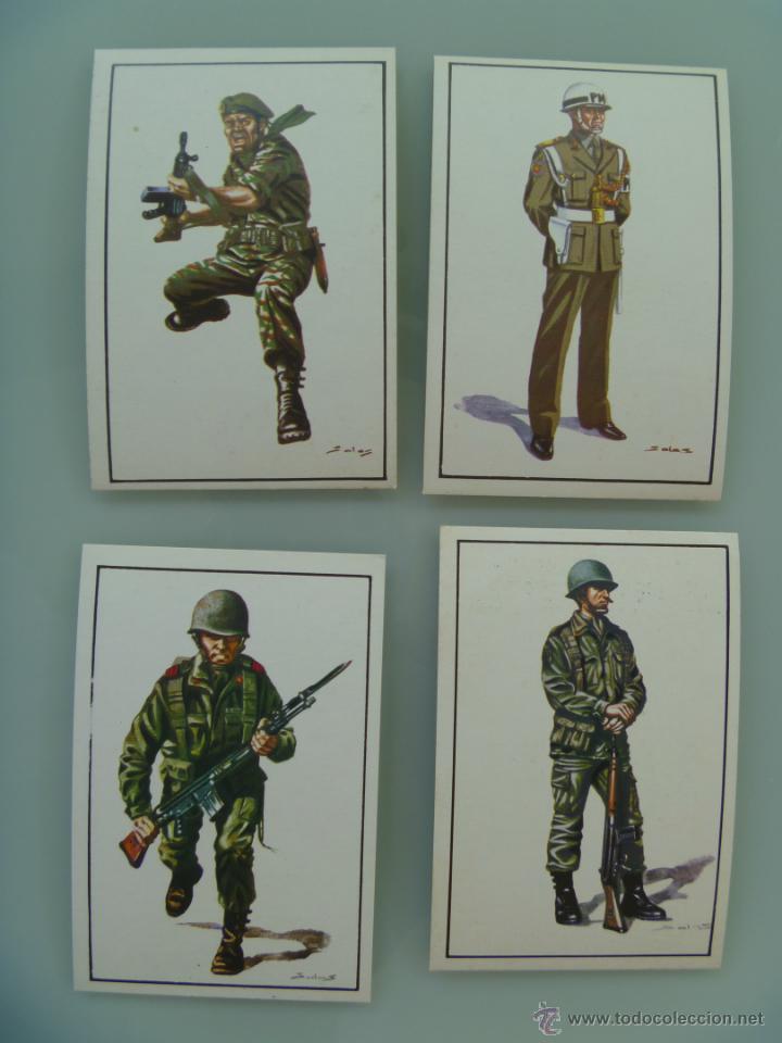 Coleccionismo cromos antiguos: LOTE 4 CROMOS COLECCION &acute;&acute; NUESTROS EJERCITOS&acute;&acute; UNIFORMES , N&ordm; 22, 25, 33 y 34