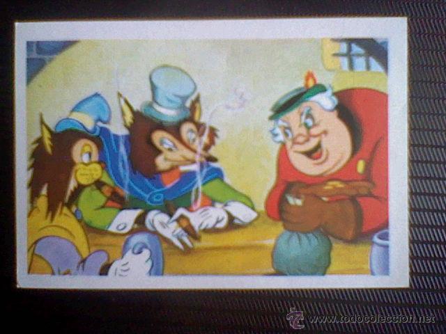 Coleccionismo Cromos antiguos: cromo nunca pegado 1974 premium yogur Clesa pinocho pinocchio Walt Disney n&ordm; 34