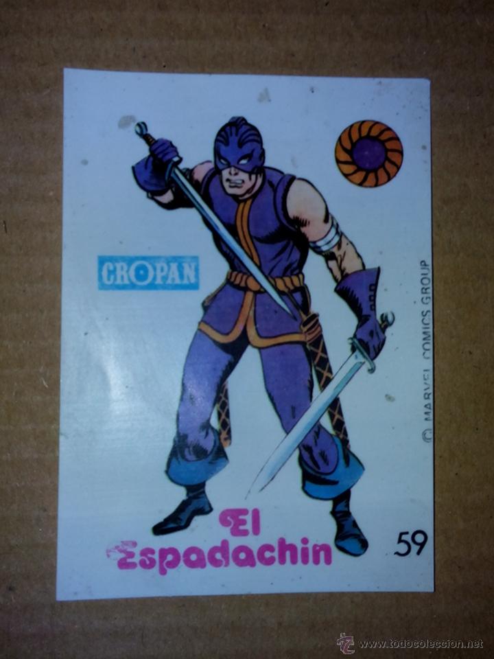 Coleccionismo Cromos antiguos: CROMO CROPAN - EL ESPADACHIN N&ordm;59 - EN PLASTICO ORIGINAL A&Ntilde;OS 70 MARVEL COMICS