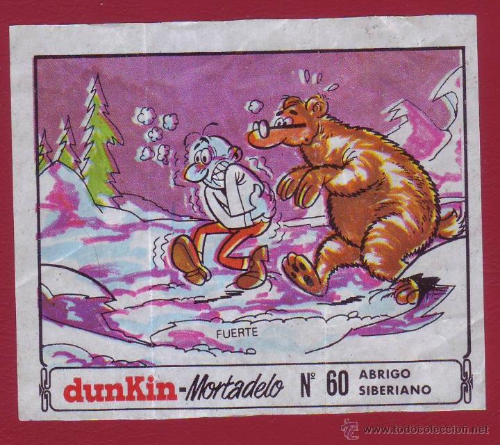 Coleccionismo cromos antiguos: DUNKIN - MORTADELO - UN CROMO 60 - Foto 1