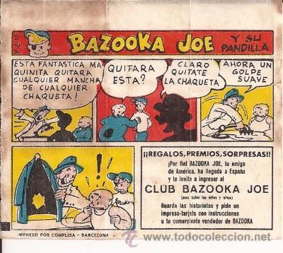 Coleccionismo cromos antiguos: HISTORIETA DE BAZOOKA JOE - Foto 1