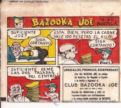 Coleccionismo cromos antiguos: HISTORIETA DE BAZOOKA JOE - Foto 1
