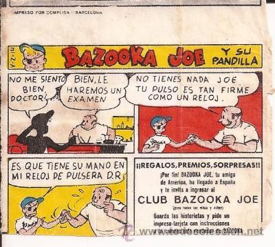 Coleccionismo cromos antiguos: HISTORIETA DE BAZOOKA JOE - Foto 1
